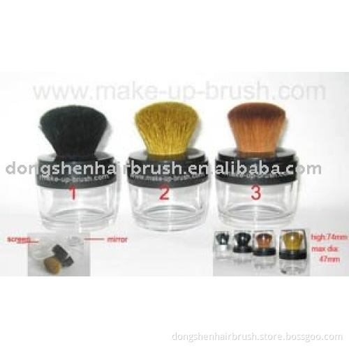 jar brush , refilable powder brush , makeup brush free samples